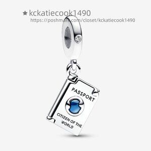 Pandora Openable Passport Dangle Charm